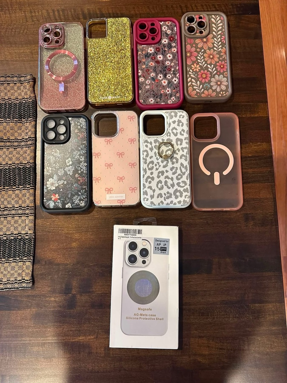 Apple iPhone Case Bundle - Pink, Gold, Floral, Leopard & Clear Styles